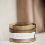 Woodland – Gold Travel Tin Candle