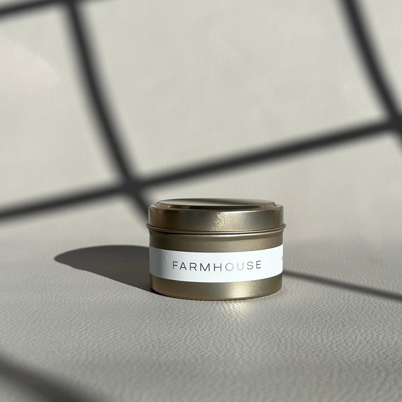Farmhouse - Gold Travel Tin