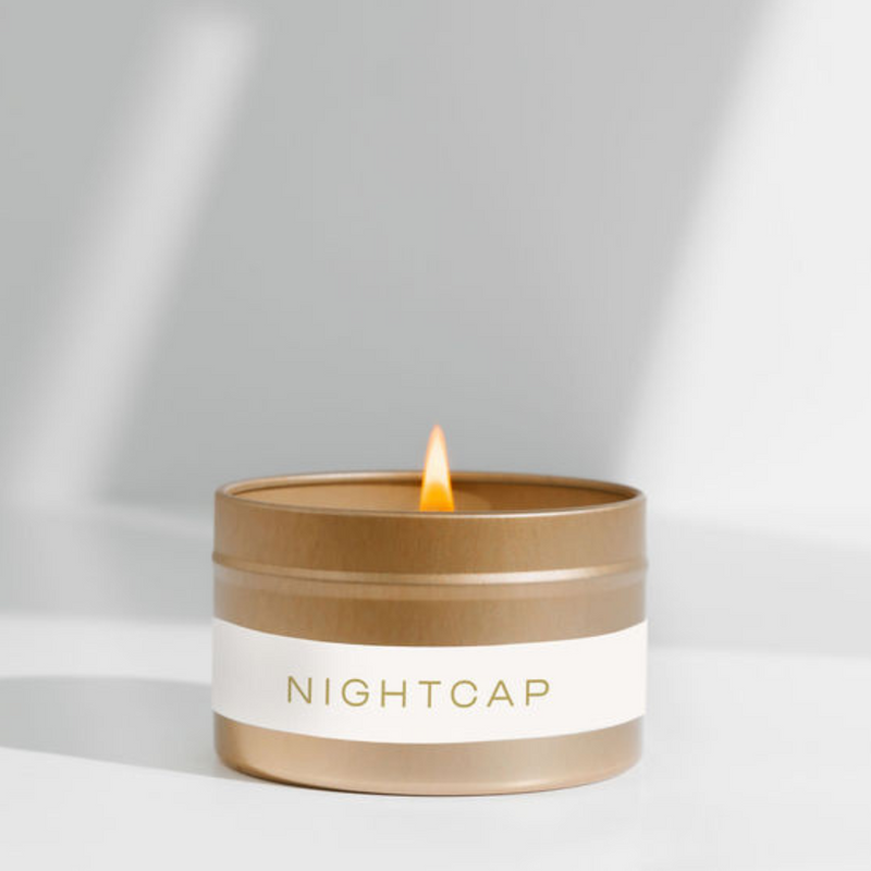 Nightcap Gold Travel Tin Candle - The Chalet Collection
