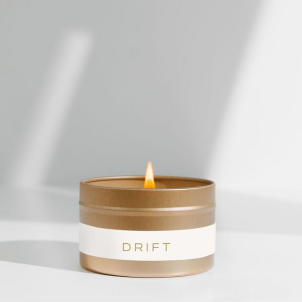 Drift Gold Travel Tin Candle - The Chalet Collection