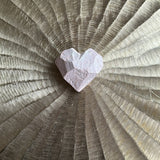 "Work in Progress" Soapstone Heart