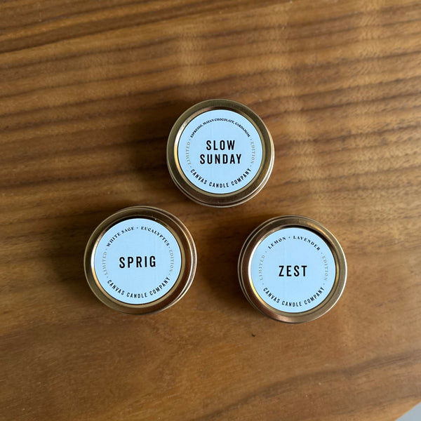 Revive Collection:  Gold Tin Tealight Sample Pack