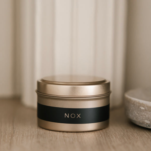 NOX Gold Travel Tin Candle – Ritual Collection