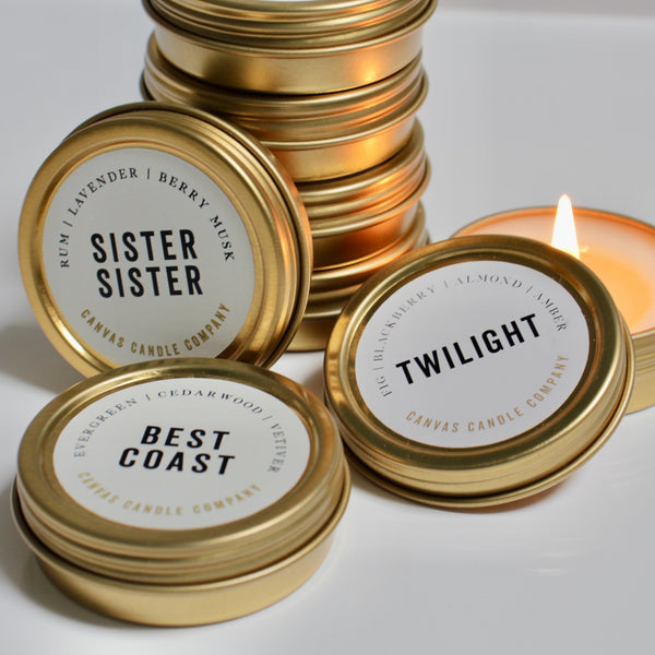 Signature Collection: Gold Tin Tealight Sample Pack