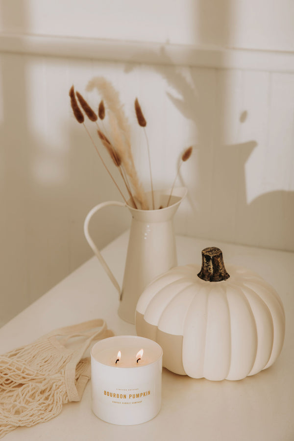 Bourbon Pumpkin - 2 Wick Soy Candle