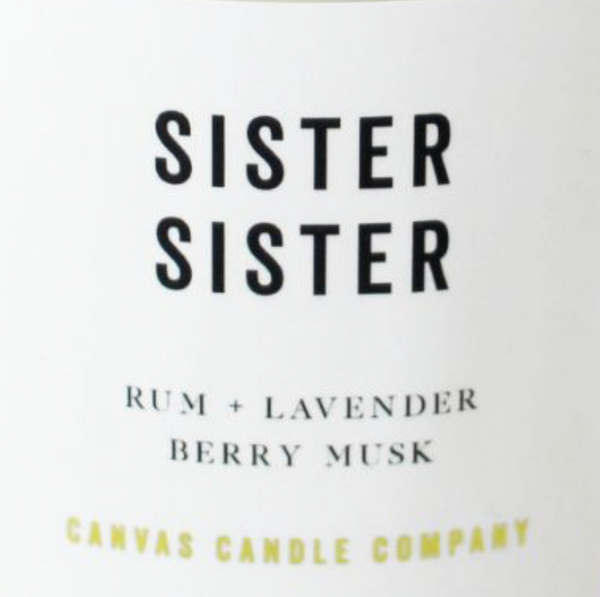 SISTER SISTER Tav Ceramic X Canvas Candle Co.