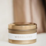 Woodland – Gold Travel Tin Candle